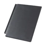 Betona dakstiņš MONIER EVO CISAR – kristalmelns uz balta fona.